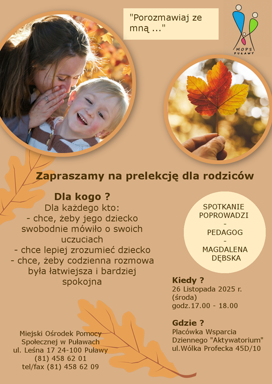 grafika promocyjna aktualności strony  Miejski Ośrodek Pomocy Społecznej  w Puławach