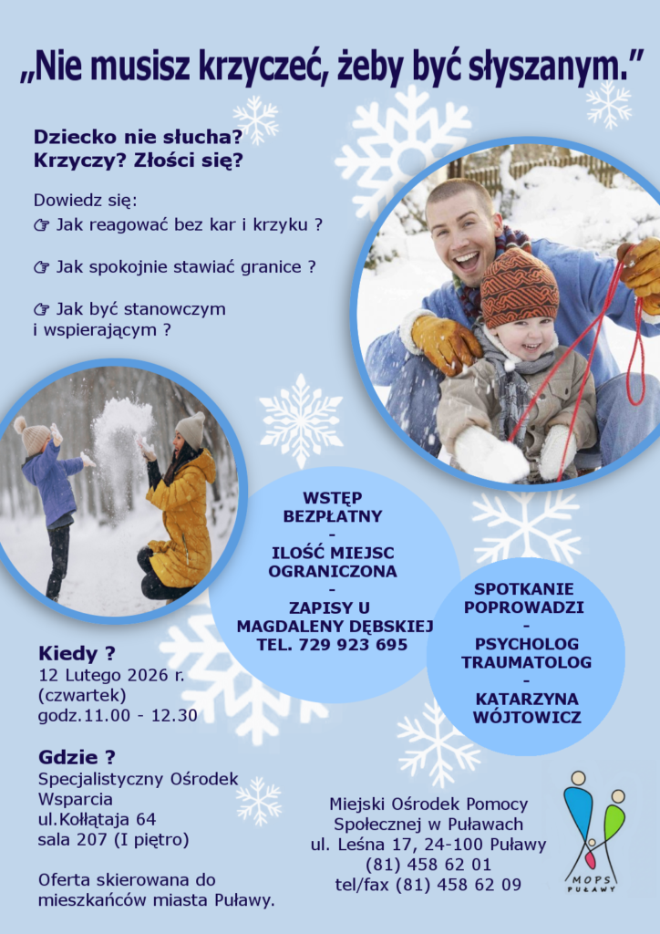 grafika promocyjna aktualności strony  Miejski Ośrodek Pomocy Społecznej  w Puławach